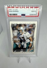 1997 Score Dan Marino #9 PSA 10 GEM MINT