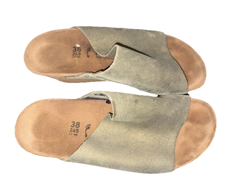 papillio birkenstock Women’s Wedge Heeled Sandals Green 38  - Image 2 of 4