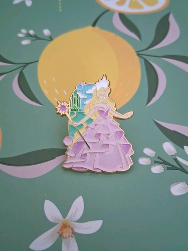 Wicked Glinda Enamel Pin Badge Ariana Witch Pink Musicals Gift