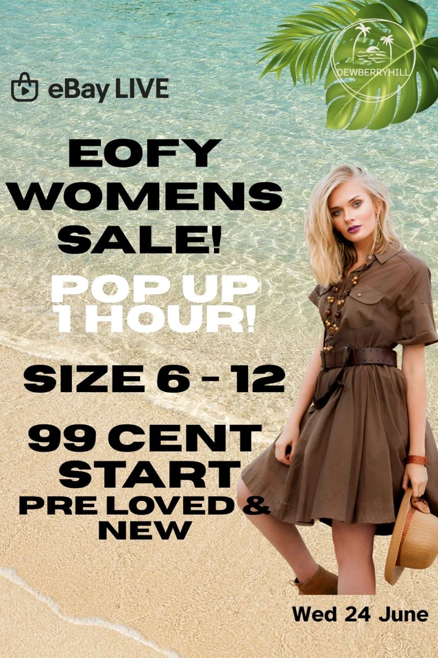 Size 6 - 12 WOMENS SALE! 99 CENT STARTS SALE