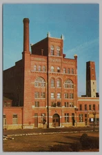 Postcard Dubuque Star Brewery & Old Shot Tower Iowa's Only Brewery 2015