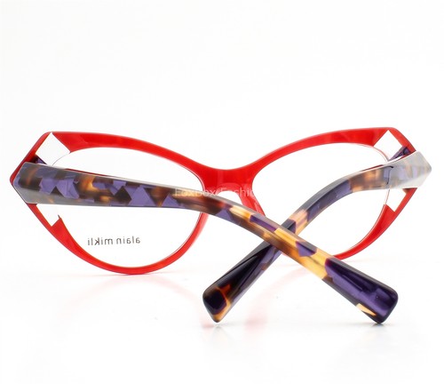 Alain Mikli Isabeau Brille A03108 002 Brille Rouge Rot Lila 54mm ohne Etui - Bild 3 von 7