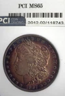 1887 PCI MS65 Morgan Silver Dollar Beautiful Toner