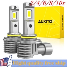 2/4X AUXITO 9005 HB3 LED Headlight High Low Beam bulb Conversion Kit 6500K White