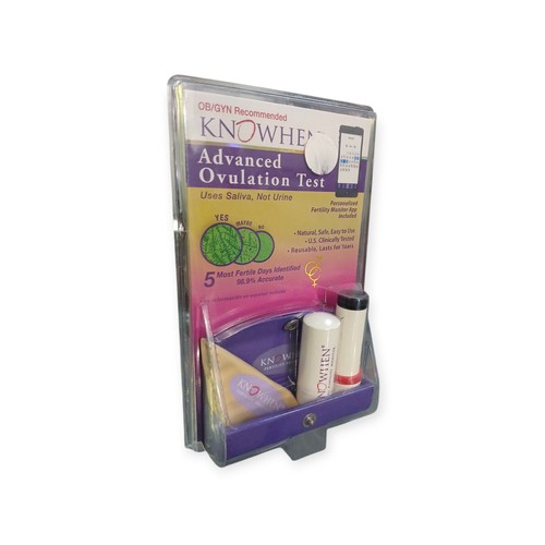 KNOWHEN Advanced Saliva Ovulation Test Kit w/ Personalized Fertility Monitor App - Picture 2 of 3