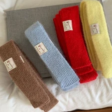 1pack Narrow Scarf Long Knitted Thin Scarf Autumn Warm Scarf Decoration Scarf