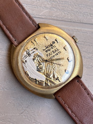 Swiss Made King Faisal of Saudi Arabia Rosegold 38m Uhr Herrengröße Handaufzug