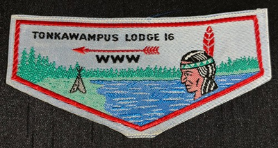 #ad EARLY MERGED BOY SCOUT BSA OA TONKAWAMPUS 16 257 NORTHERN STAR WI WOVEN FLAP $536.00