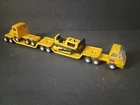 Vintage 1970s Tonka Trucks Mini Yellow Lowboy Flatbed W/TRACTOR  & Cab