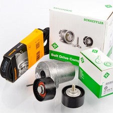 CONTI 6DPK1817 Keilrippenriemen Rollen für BMW E81 E87 E90-E93 2.0D Hydr. SERVO