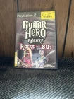 Guitar Hero: Encore Rocks the 80s Playstation 2 PS2 CIB Tested Free Shipping