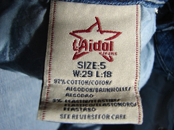 RH03460 **L.A. IDOL** JEANS DENIM PARA MUJER talla 5; ¡BONITOS PANTALONES CORTOS! Foto 3 de 3