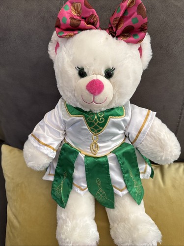 Build A Bear (BAB) 2014 flauschig weiß, Pfadfinder Keks Plüschtier Stofftier Teddy 16 Zoll - Bild 4 von 6