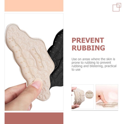 6 Pairs Shoe Heel Liners Comfortable Heel Pads Wear Resistant Adhesive Cushions - Picture 10 of 12