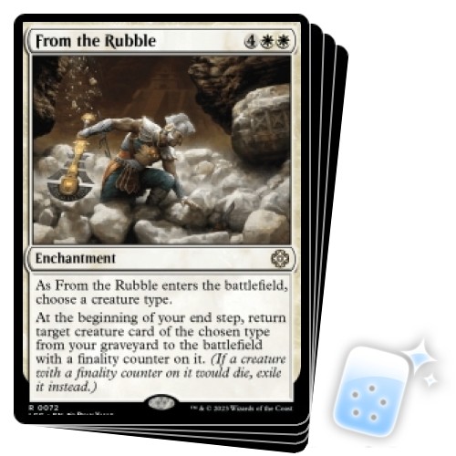 FROM THE RUBBLE X4 The Lost Caverns Of Ixalan: Commander Magic MTG MINT CARD - Picture 1 of 1