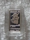Pokemon 1 g Pika Silver Art Bar Proof .999 Rare Trading Card