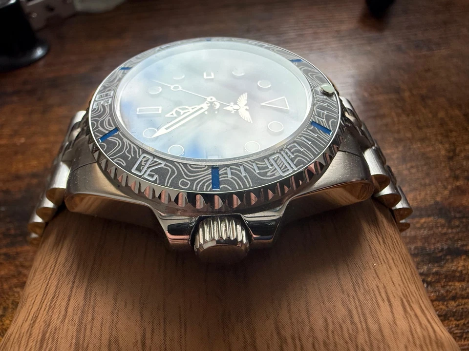 Reloj Mod A Medida Powered By Seiko nh35 Movimiento Automático Cristal de Zafiro  Foto 4 de 4