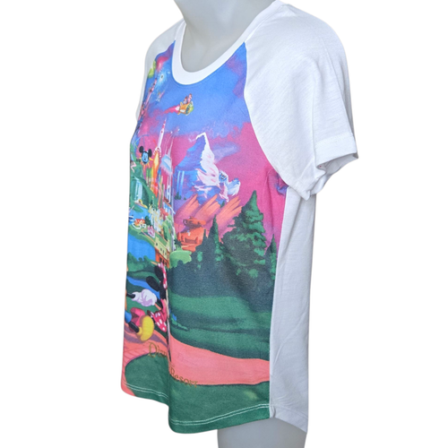 Disney Parks Womens Disneyland Resort Shirt Size XS Vacation Cartoon Magic - Picture 8 of 14