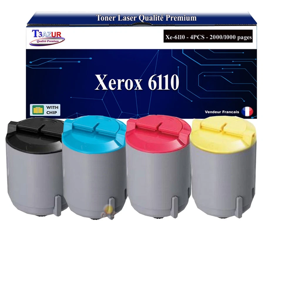 Toner Laser compatible avec Xerox Phaser 6110 - Photo 1/1