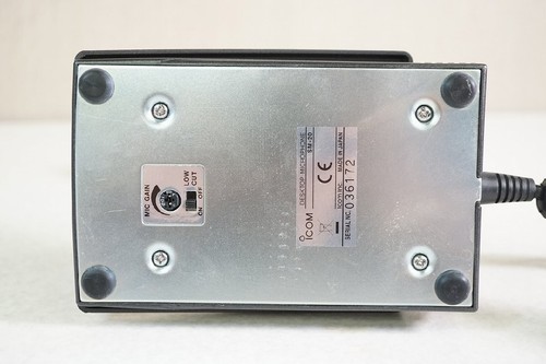 Icom SM-20 Stojak biurkowy Mikrofon Amatorska szynka Radio Działający Testowany - Zdjęcie 7 z 9