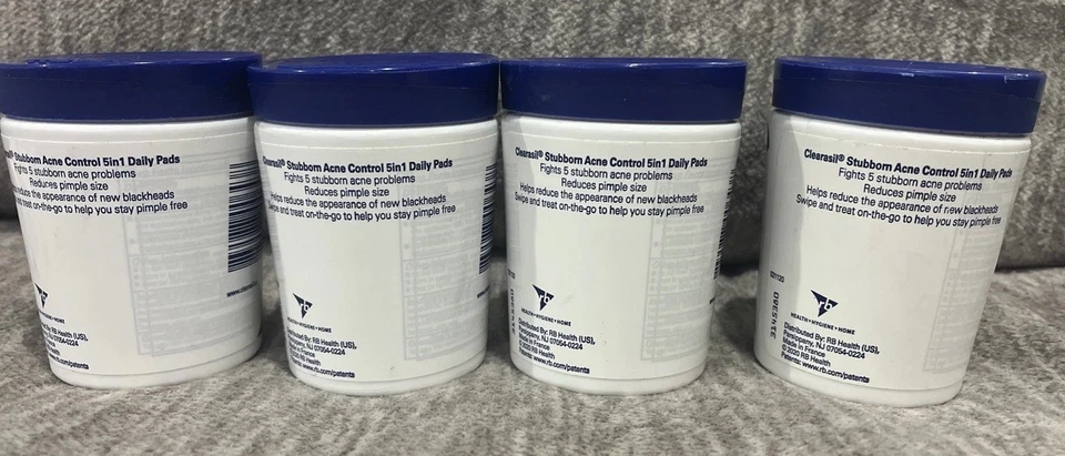 Clearasil Fight 5顽固痤疮控制合1个日常垫痤疮 ~ 4包 — 第 2/4 张图片