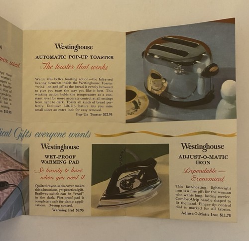 1950’s Westinghouse Housewares Catalog Excellent Condition - Picture 6 of 8