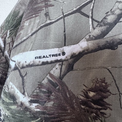 Dallas Cowboys Realtree Camo NFL Team Apparel Scrub Top 2XL Pocket Hunting Shirt - Picture 8 of 8
