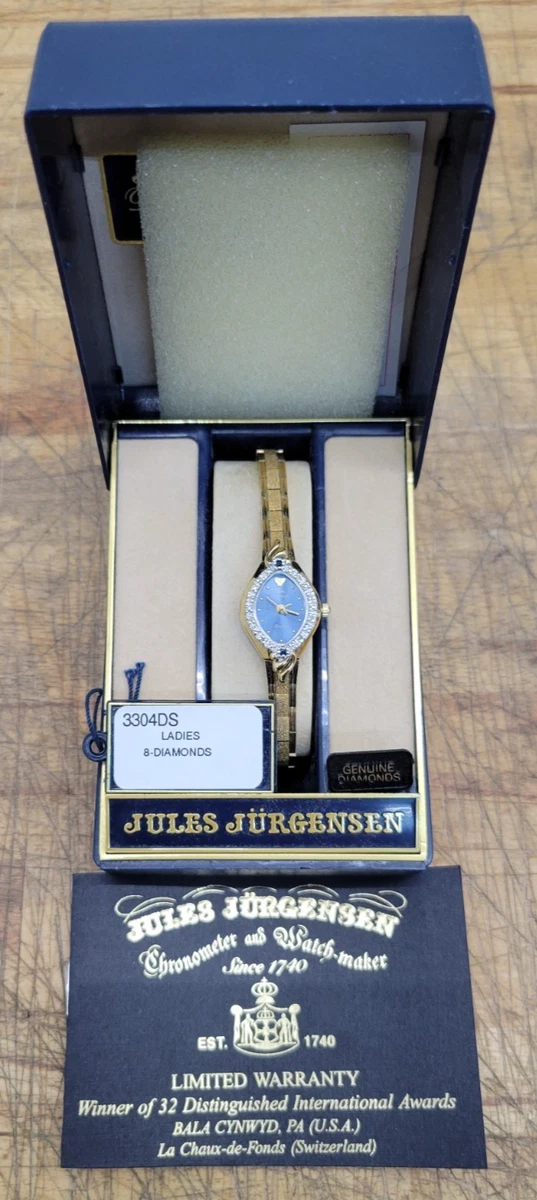 Jules Jurgensen Gold Plated Band Wristwatches for Women for 