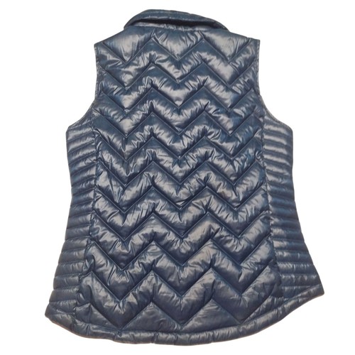 Calvin Klein Performance Puffer Vest Womens L Premium Down Full Zip Navy Blue - Picture 3 of 17
