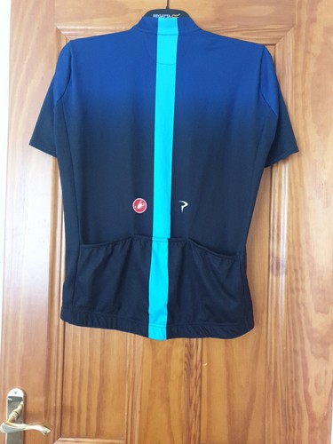 Casttelli Team Sky Pinarello Cycling Short Sleeve Jersey Shirt Adults Size XXL - Picture 8 of 10