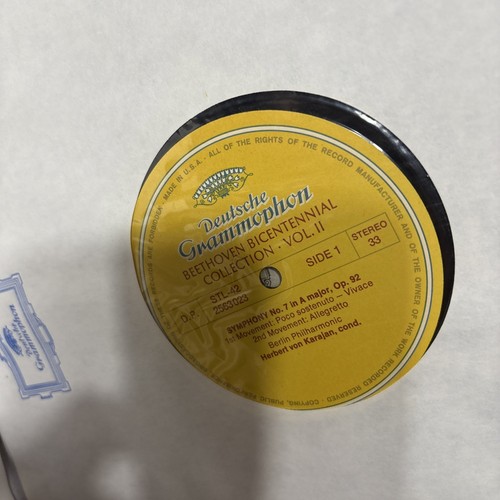 BEETHOVEN BICENTENNIAL COLLECTION 5 Record Set Sym & Overtures Vol II Part 2 - Picture 12 of 17