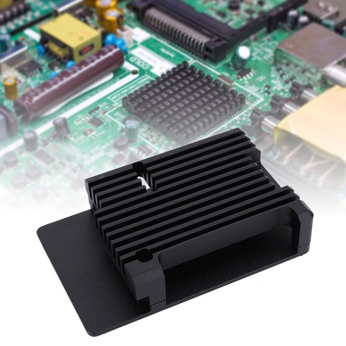 Motherboard Shell Box Black Aluum Alloy Fit For 3 Model B 2b/3b+ - Photo 4/9