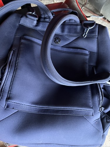 Dagne Dover Dakota Neoprene Backpack Large Navy Blue - Picture 1 of 8