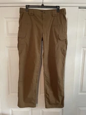 511 Tactical Stryke Pants Men 38×34  Ripstop Cargo Tech Flex Khaki 5.11 EUC