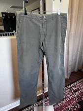 The North Face Utility Hiking Pants Men's 38 Olive Green Media Pocket Trail Trek