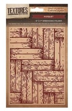 Crafter s Companion Textures 5 x 7 Embossing Folder Parquet Wood Flooring