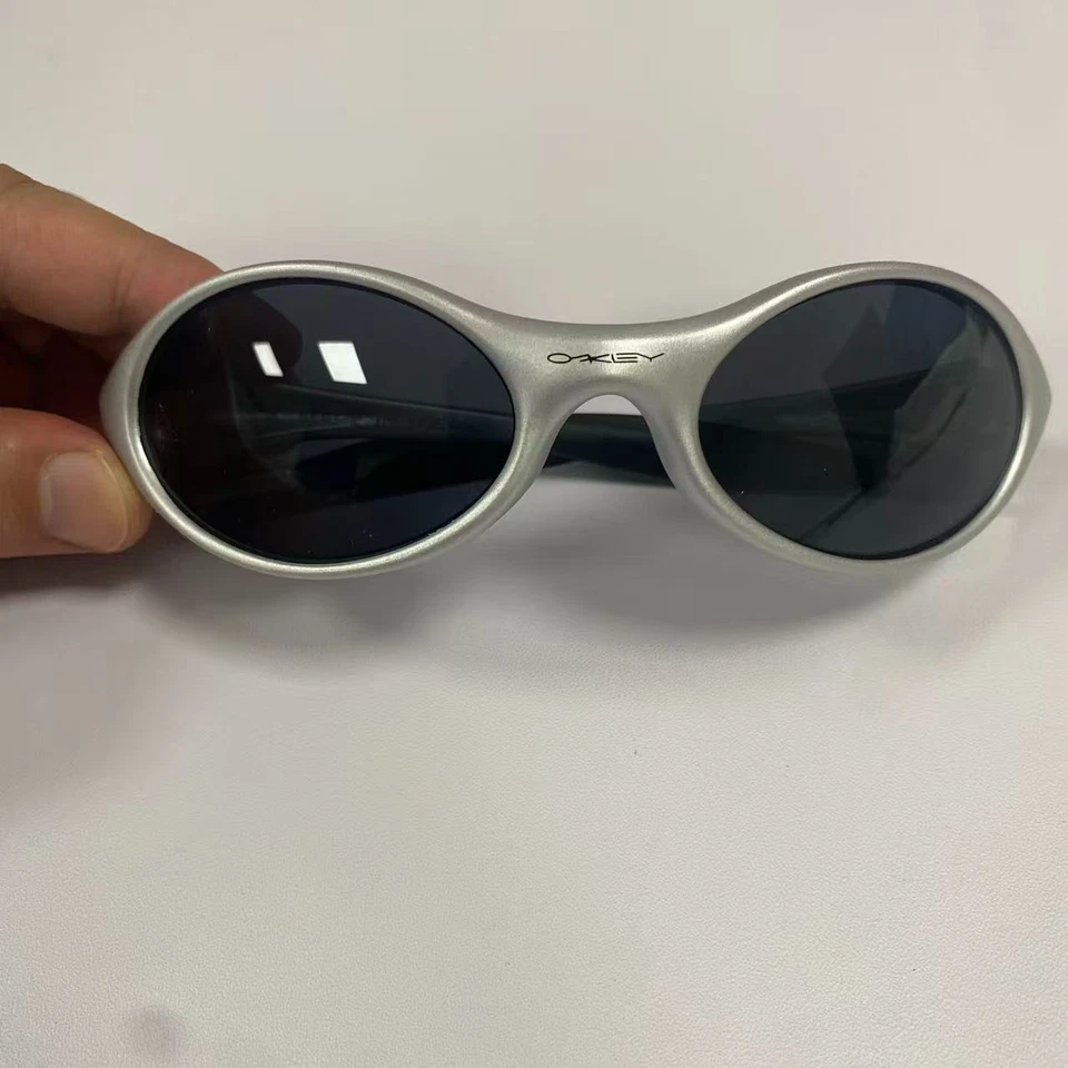 Gafas de sol polarizadas Oakley Eye Jacket 1.0 Gen2 marco astillado lentes negras Foto 4 de 4