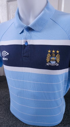 Poloshirt Manchester City Umbro 2009-10 / Blau / XL Extra Large - Bild 6 von 20
