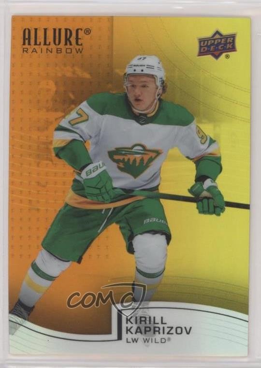 2021-22 Upper Deck Allure Rainbow Orange Yellow Kirill Kaprizov #R-51