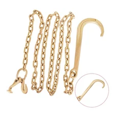 Tow Chain 15 J Hook 5/16 X 10 FT Grade 70 for Mini J Hook Recovery Wrecker Axle