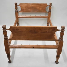 Antique Maple Rope Bed - Full Size 1800-1850