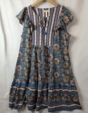 Matilda Jane Women's Dress Heart to Pasture Peplum Ruffle Sleeve Small