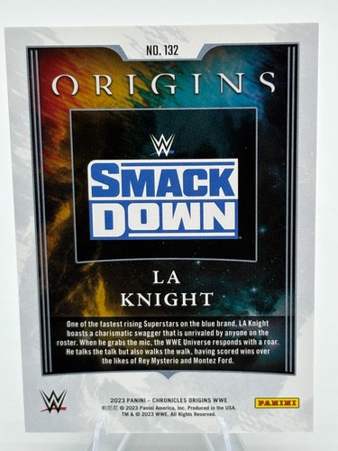 LA Knight Origins /199 2023 Chronicles WWE - Picture 2 of 2