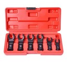 6pcs Crows Foot Wrench Set for Automotive Repairs 12mm 14mm 16mm 17mm 18mm 19mm