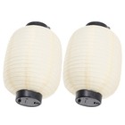  2 Pcs Winter Paper Lantern Japanese Hanging Lanterns Night Light