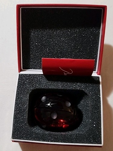 Baccarat France Vintage Red Glass Crystal Figurine Ladybug Paperweight Signed - Picture 9 of 16