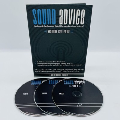 SOUND ADVICE Analog-style Synthesis & Digital Effects Explained & Explored 3-DVD