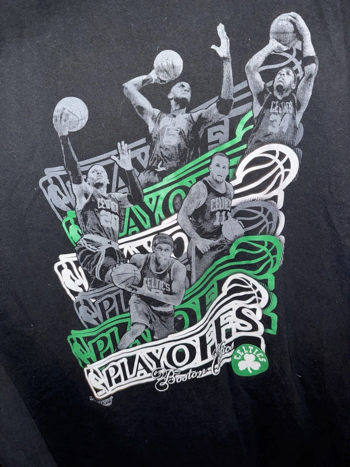 Vintage! Camiseta NBA Unk Boston Celtics 2008-09 Championship Starting 5 2XL RARA - Imagem 2 de 2