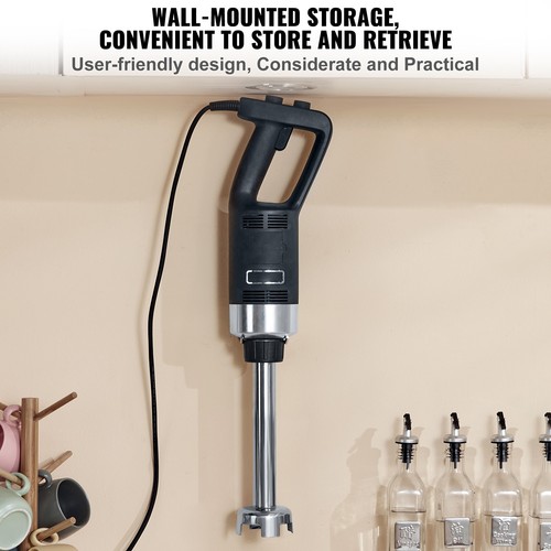 Commercial Immersion Blender 12" Heavy Duty Hand Mixer 500W Variable Speed - Picture 6 of 11