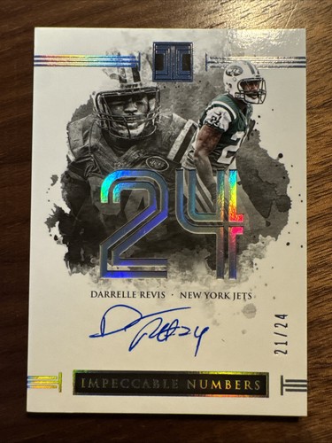 2016 Impeccable Numbers Darrelle Revis Auto /24 Rare 